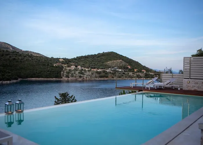 Anthelia-idyllic View And Private Access To The Sea 빌라 시보타