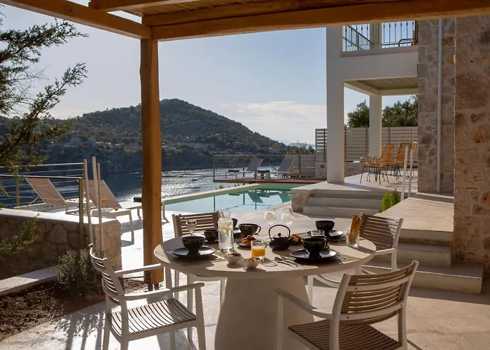 빌라 Anthelia-idyllic View And Private Access To The Sea